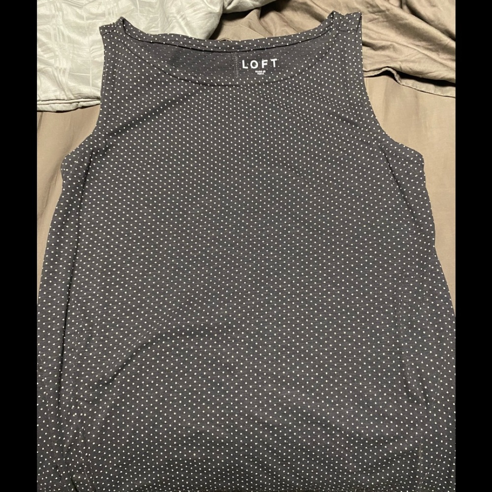 Loft tank polka dots